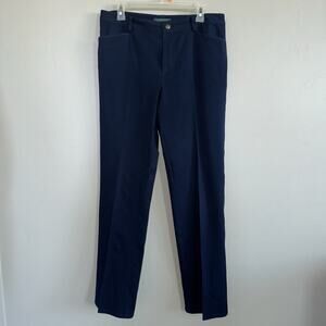 Lauren Ralph Lauren Straight Leg Pants Navy Blue Woman’s Size 10